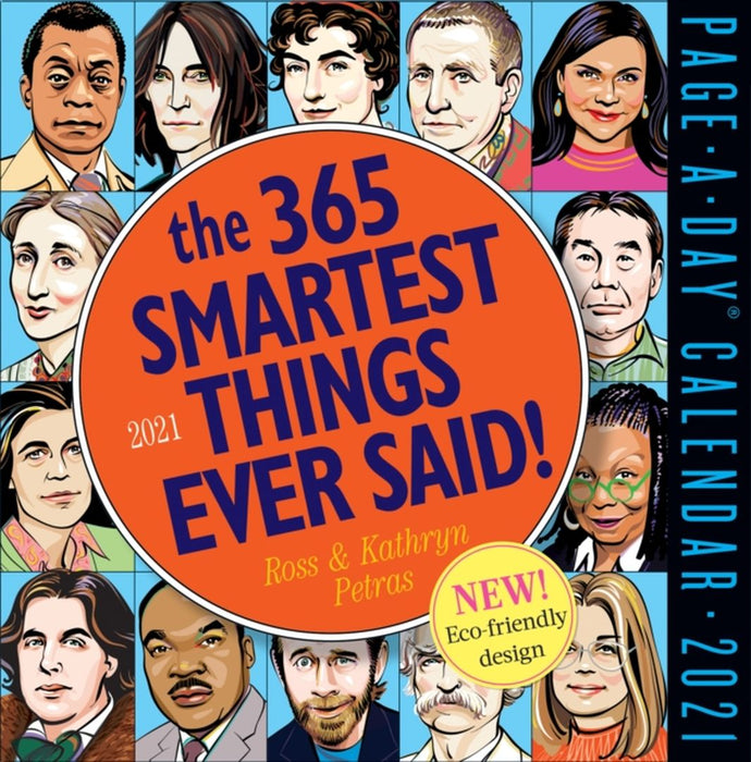 2021 365 Smartest Things Ever Said! Page-A-Day Calendar by Petras, Petras