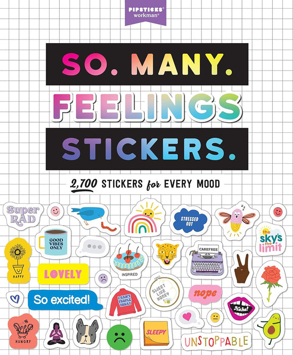 So. Many. Feelings.: A Sticker Book