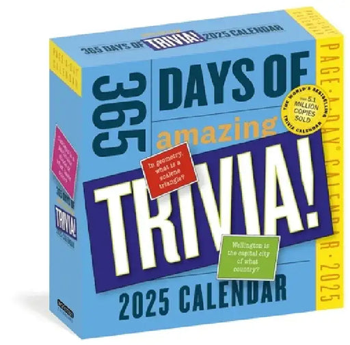 365 Days of Amazing Trivia Page-A-Day(r) Calendar 2025: The World's Bestselling Trivia Calendar by Workman Calendars