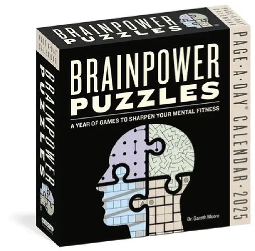 Brainpower Puzzles Page-A-Day(r) Calendar 2025: A Year of Games to Sharpen Your Mental Fitness by Gareth Moore
