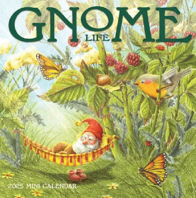 Gnome Life Mini Wall Calendar 2025 by Workman Calendars