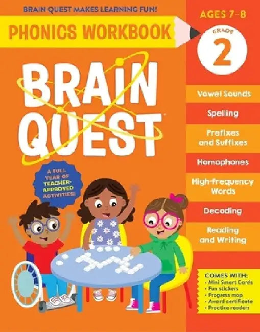 Brain Quest Phonics Workbook: Grade 2 by Workman Publishing