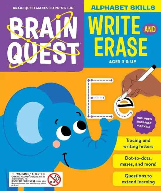 Brain Quest Write And Erase: Alphabet Skills by Workman Publishing