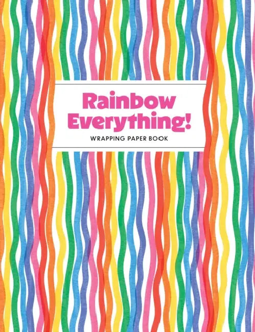Rainbow Everything! Wrapping Paper Book by Nadia Hassan