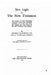 New Light on the New Testament by Parke P. Flournoy