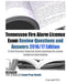 Tennessee Fire Alarm License Exam Review Questions and Answers 2016/17 Edition: A Self-Practice Exercise Book covering fire alarm technical informatio by Examreview