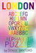 London Alphabet Puzzle by Denise Santoro