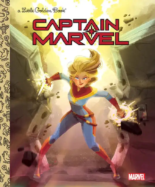Captain Marvel Little Golden Book (Marvel) by Athena Maria Sazaklis