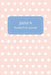 Jana's Pocket Posh Journal, Polka Dot by Andrews McMeel Publishing