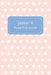 Janae's Pocket Posh Journal, Polka Dot by Andrews McMeel Publishing
