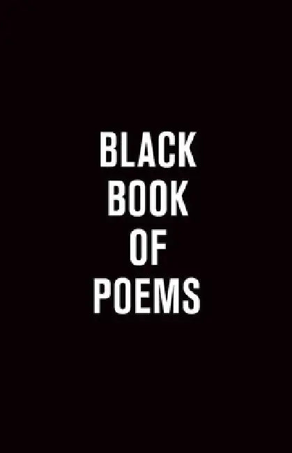 Black Book of Poems by Vincent Hunanyan