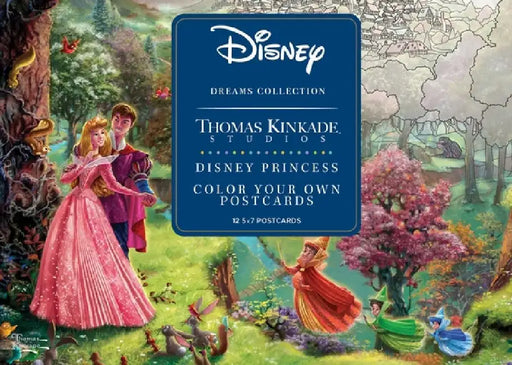Disney Dreams Collection Thomas Kinkade Studios Disney Princess Color Your Own P by Thomas Kinkade