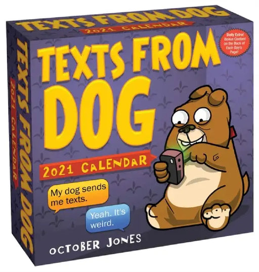Texts from Dog 2021 Day-To-Day Calendar by Jones, October