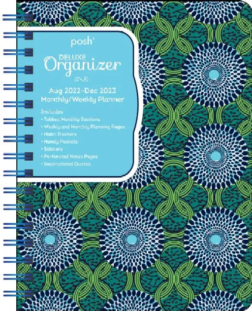 Posh: Deluxe Organizer 17-Month 2022-2023 Monthly/Weekly Hardcover Planner Calen: Tribal Vibe by Andrews McMeel Publishing