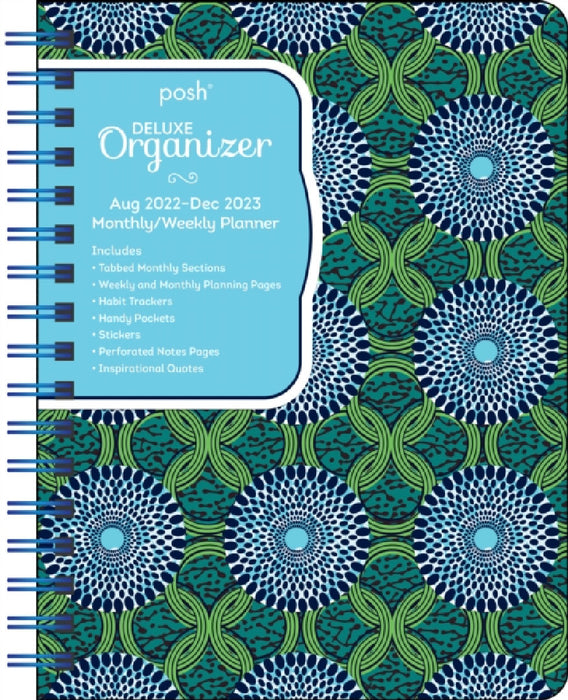 Posh: Deluxe Organizer 17-Month 2022-2023 Monthly/Weekly Hardcover Planner Calen: Tribal Vibe by Andrews McMeel Publishing