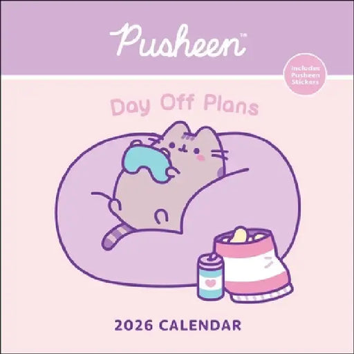 Pusheen 2026 Wall Calendar: Day Off Plans by Claire Belton