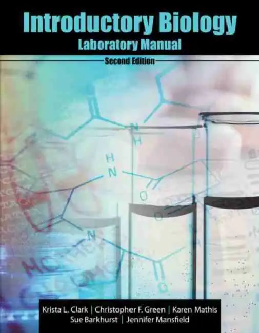 Introductory Biology Laboratory Manual by Klara Goedecke