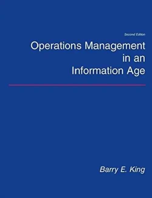 Operations Management in an Information Age by Sarah Templeton