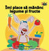 I Love to Eat Fruits and Vegetables: Romanian Edition by Shelley Admont, Kidkiddos Books
