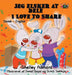 Jeg elsker at dele - I Love to Share: Danish English Bilingual edition by Shelley Admont, Kidkiddos Books