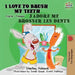 I Love to Brush My Teeth J'adore me brosser les dents: Bilingual book English French by Shelley Admont