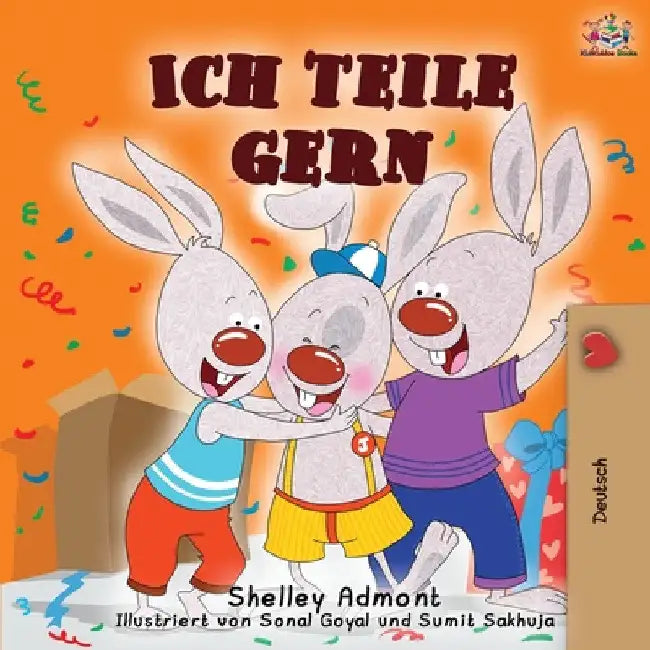 Ich teile gern: I Love to Share - German Edition by Shelley Admont