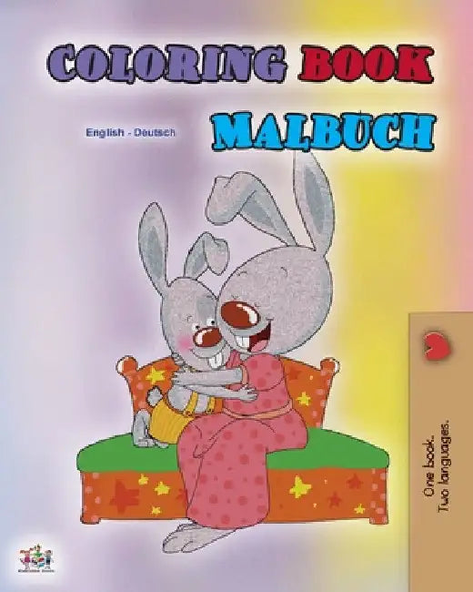 Coloring book #1 (English German Bilingual edition): Language learning colouring and activity book by Shelley Admont