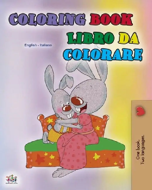Coloring book #1 (English Italian Bilingual edition): Language learning colouring and activity book by Shelley Admont