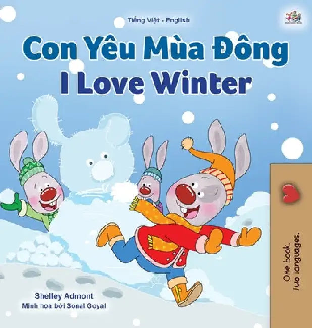 I Love Winter (Vietnamese English Bilingual Children's Book) by Shelley Admont