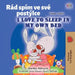 I Love to Sleep in My Own Bed (Czech English Bilingual Book for Kids) by Shelley Admont