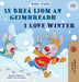 I Love Winter (Irish English Bilingual Kids Book) by Shelley Admont