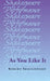 As You Like It by Robert Shaughnessy