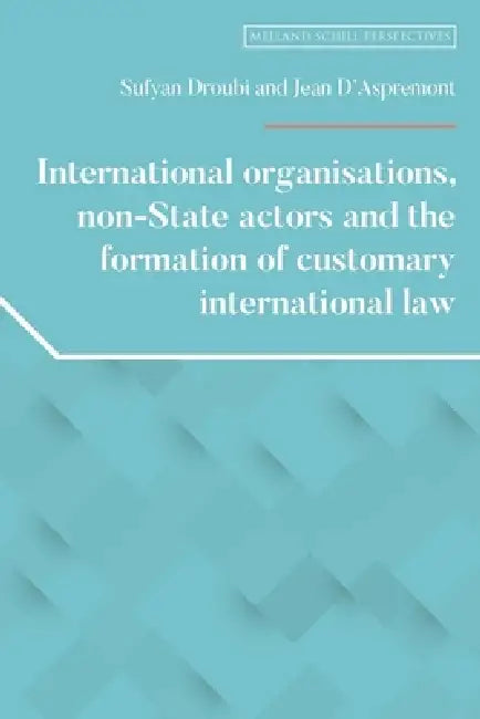 International Organisations, Non-State Actors, and the Formation of Customary International Law by Sufyan Droubi, Jean D'Aspremont