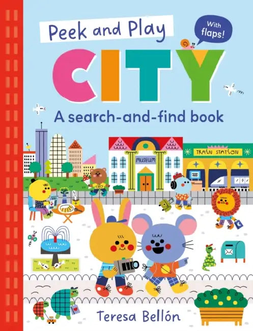 Peek and Play: City: A fun and interactive lift-the-flap search-and-find board book by Pat-a-Cake