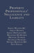 Property Professionals' Negligence and Liability: Surveyors, Valuers, Estate Agents and Auctioneers by Simon Wilton