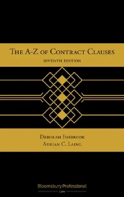 The A-Z of Contract Clauses by Deborah Fosbrook