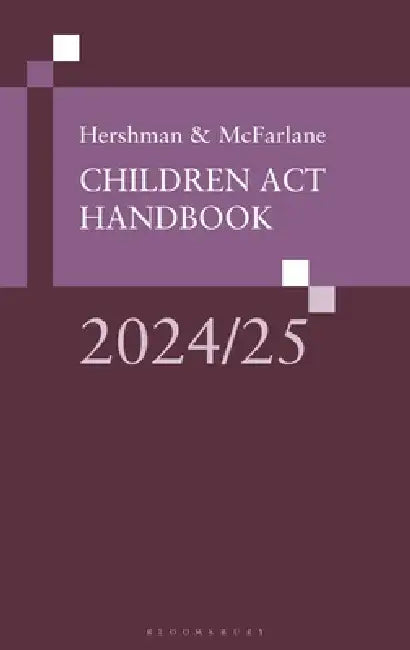 Hershman and McFarlane: Children ACT Handbook 2024/25 by Andrew McFarlane