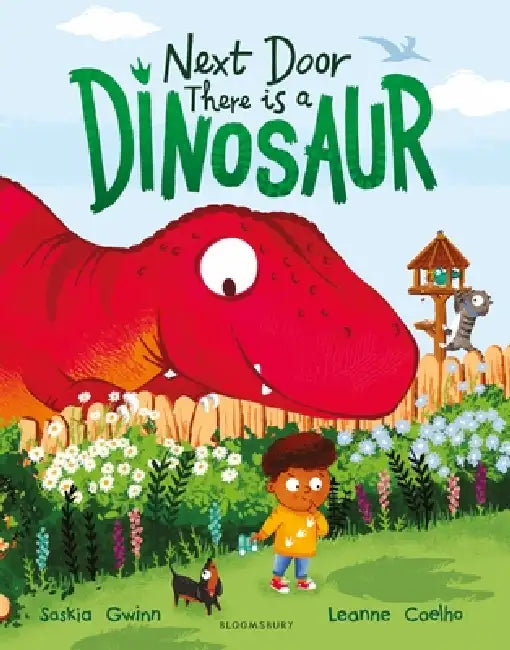 Next Door There is a Dinosaur: A funny picture book for 3+ with hidden dinosaurs on every page by Saskia Gwinn