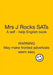 Mrs J Rocks SATs by Emma Jonas
