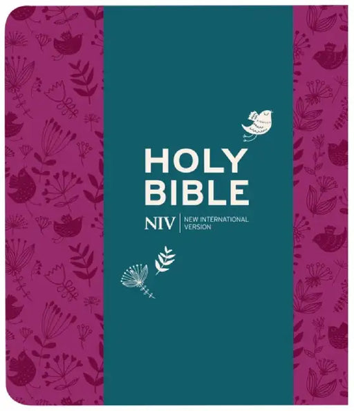NIV Journalling Plum Soft-tone Bible with Clasp by New International Version