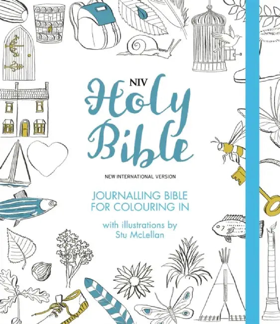 NIV Journalling Bible for Colouring In by New International Version