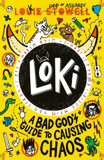 Loki: A Bad God's Guide to Causing Chaos: Trickster Norse god turned school kid - the brand-new book in the hilarious comics-style diary series for 7-11-year-olds. by Louie Stowell