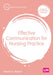 Effective Communication for Nursing Practice by Naomi Anna Watson