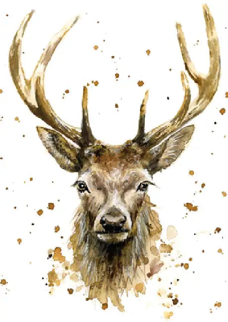 Bree Merryn Stag Lined Notebook: Plastic Free Packaging by Carousel Calendars