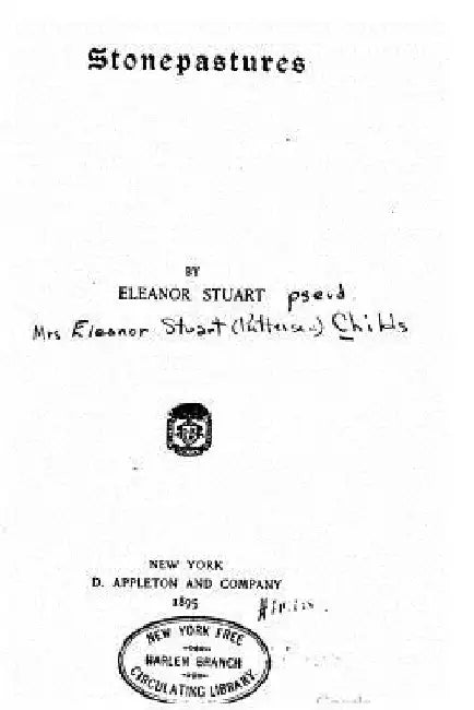 Stonepastures by Eleanor Stuart