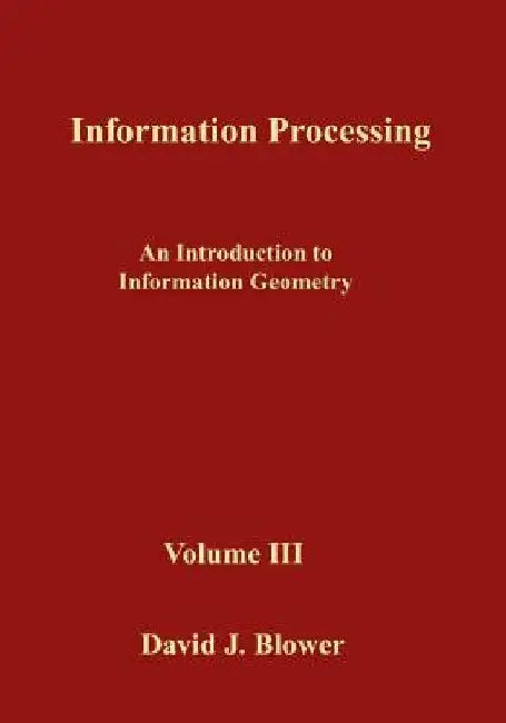 Information Processing: An Introduction to Information Geometry by David J. Blower
