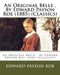An Original Belle, By Edward Payson Roe (1885) (Classics) by Edward Payson Roe
