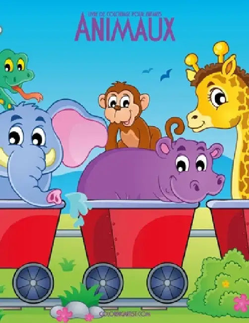 Livre de coloriage pour enfants Animaux 1 & 2 by Snels, Nick