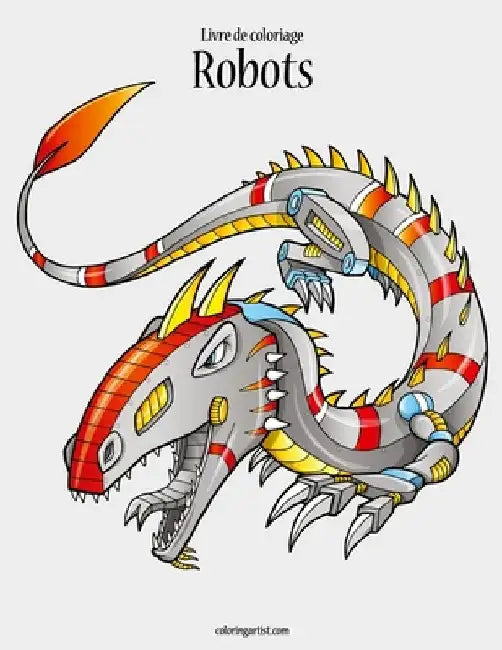 Livre de coloriage Robots 1 by Snels, Nick