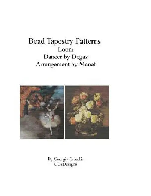 Bead Tapestry Patterns Loom Dancer by Degas Arrangement by Manet by Georgia Grisolia